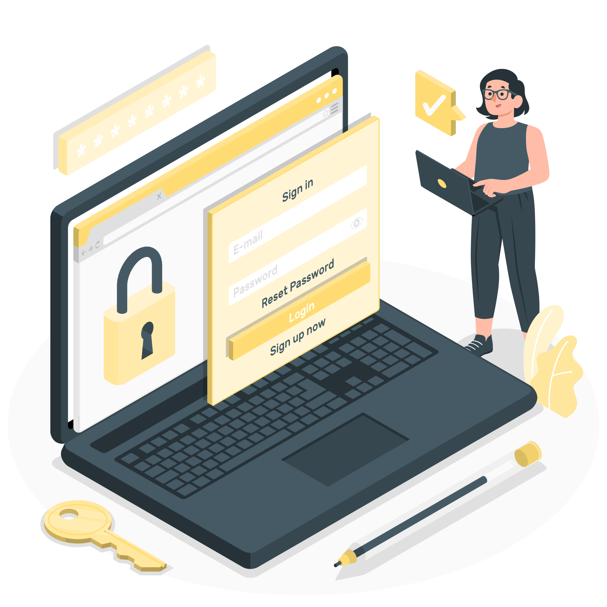 Login dengan Username & Password